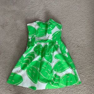 Lily Pulitzer strapless dress GORGEOUS